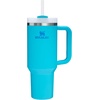 image:imageSTANLEY Quencher H20 Tumbler with Handle and Straw 40 oz  Flowstate 3Position Lid  Cup Holder Compatible for Travel  Insulated Stainless Steel Cup  BPAFree  Blue Dream StoneSplash