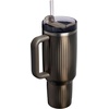 image:imageSTANLEY Quencher H20 Tumbler with Handle and Straw 40 oz  Flowstate 3Position Lid  Cup Holder Compatible for Travel  Insulated Stainless Steel Cup  BPAFree  Blue Dream StoneFluted Gunmetal Shine