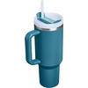 image:imageSTANLEY Quencher H20 Tumbler with Handle and Straw 40 oz  Flowstate 3Position Lid  Cup Holder Compatible for Travel  Insulated Stainless Steel Cup  BPAFree  Blue Dream StoneCoastal Teal