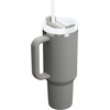image:imageSTANLEY Quencher H20 Tumbler with Handle and Straw 40 oz  Flowstate 3Position Lid  Cup Holder Compatible for Travel  Insulated Stainless Steel Cup  BPAFree  Blue Dream StoneStone