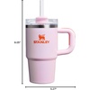 image:imageSTANLEY Quencher H20 Tumbler with Handle and Straw 40 oz  Flowstate 3Position Lid  Cup Holder Compatible for Travel  Insulated Stainless Steel Cup  BPAFree  Blue Dream StoneRose Petal Shimmer