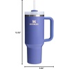image:imageSTANLEY Quencher H20 Tumbler with Handle and Straw 40 oz  Flowstate 3Position Lid  Cup Holder Compatible for Travel  Insulated Stainless Steel Cup  BPAFree  Blue Dream StoneExclusive Lupine
