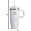 image:imageSTANLEY Quencher H20 Tumbler with Handle and Straw 40 oz  Flowstate 3Position Lid  Cup Holder Compatible for Travel  Insulated Stainless Steel Cup  BPAFree  Blue Dream StoneFrost
