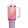 image:imageSTANLEY Quencher H20 Tumbler with Handle and Straw 40 oz  Flowstate 3Position Lid  Cup Holder Compatible for Travel  Insulated Stainless Steel Cup  BPAFree  Blue Dream StoneSunset Spiral