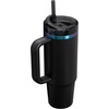 image:imageSTANLEY Quencher H20 Tumbler with Handle and Straw 40 oz  Flowstate 3Position Lid  Cup Holder Compatible for Travel  Insulated Stainless Steel Cup  BPAFree  Blue Dream StoneBlack Chroma