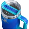 image:imageSTANLEY Quencher H20 Tumbler with Handle and Straw 40 oz  Flowstate 3Position Lid  Cup Holder Compatible for Travel  Insulated Stainless Steel Cup  BPAFree  Blue Dream StoneSea Glass Aura