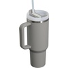 image:imageSTANLEY Quencher H20 Tumbler with Handle and Straw 40 oz  Flowstate 3Position Lid  Cup Holder Compatible for Travel  Insulated Stainless Steel Cup  BPAFree  Blue Dream StoneAsh