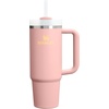 image:imageSTANLEY Quencher H20 Tumbler with Handle and Straw 40 oz  Flowstate 3Position Lid  Cup Holder Compatible for Travel  Insulated Stainless Steel Cup  BPAFree  Blue Dream StonePeach Rose