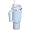 image:imageSTANLEY Quencher H20 Tumbler with Handle and Straw 40 oz  Flowstate 3Position Lid  Cup Holder Compatible for Travel  Insulated Stainless Steel Cup  BPAFree  Blue Dream StoneBlue Dream Stone