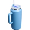 image:imageSTANLEY Quencher H20 Tumbler with Handle and Straw 40 oz  Flowstate 3Position Lid  Cup Holder Compatible for Travel  Insulated Stainless Steel Cup  BPAFree  Blue Dream StoneBlue Sky