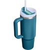 image:imageSTANLEY Quencher H20 Tumbler with Handle and Straw 40 oz  Flowstate 3Position Lid  Cup Holder Compatible for Travel  Insulated Stainless Steel Cup  BPAFree  Blue Dream StoneCoastal Teal