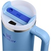 image:imageSTANLEY Quencher H20 Tumbler with Handle and Straw 40 oz  Flowstate 3Position Lid  Cup Holder Compatible for Travel  Insulated Stainless Steel Cup  BPAFree  Blue Dream StoneBlue Sky