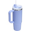 image:imageSTANLEY Quencher H20 Tumbler with Handle and Straw 40 oz  Flowstate 3Position Lid  Cup Holder Compatible for Travel  Insulated Stainless Steel Cup  BPAFree  Blue Dream StoneHydrangea