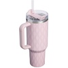 image:imageSTANLEY Quencher H20 Tumbler with Handle and Straw 40 oz  Flowstate 3Position Lid  Cup Holder Compatible for Travel  Insulated Stainless Steel Cup  BPAFree  Blue Dream StoneDawn Drift