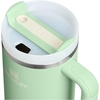 image:imageSTANLEY Quencher H20 Tumbler with Handle and Straw 40 oz  Flowstate 3Position Lid  Cup Holder Compatible for Travel  Insulated Stainless Steel Cup  BPAFree  Blue Dream StonePistachio