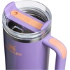 image:imageSTANLEY Quencher H20 Tumbler with Handle and Straw 40 oz  Flowstate 3Position Lid  Cup Holder Compatible for Travel  Insulated Stainless Steel Cup  BPAFree  Blue Dream StonePeriwinkle Shimmer