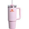 image:imageSTANLEY Quencher H20 Tumbler with Handle and Straw 40 oz  Flowstate 3Position Lid  Cup Holder Compatible for Travel  Insulated Stainless Steel Cup  BPAFree  Blue Dream StoneRose Petal Shimmer