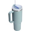 image:imageSTANLEY Quencher H20 Tumbler with Handle and Straw 40 oz  Flowstate 3Position Lid  Cup Holder Compatible for Travel  Insulated Stainless Steel Cup  BPAFree  Blue Dream StoneExclusive Blue Cactus