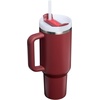 image:imageSTANLEY Quencher H20 Tumbler with Handle and Straw 40 oz  Flowstate 3Position Lid  Cup Holder Compatible for Travel  Insulated Stainless Steel Cup  BPAFree  Blue Dream StoneCranberry