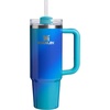 image:imageSTANLEY Quencher H20 Tumbler with Handle and Straw 40 oz  Flowstate 3Position Lid  Cup Holder Compatible for Travel  Insulated Stainless Steel Cup  BPAFree  Blue Dream StoneSea Glass Aura