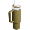 image:imageSTANLEY Quencher H20 Tumbler with Handle and Straw 40 oz  Flowstate 3Position Lid  Cup Holder Compatible for Travel  Insulated Stainless Steel Cup  BPAFree  Blue Dream StoneThyme
