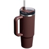 image:imageSTANLEY Quencher H20 Tumbler with Handle and Straw 40 oz  Flowstate 3Position Lid  Cup Holder Compatible for Travel  Insulated Stainless Steel Cup  BPAFree  Blue Dream StoneMahogany Gloss