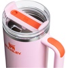 image:imageSTANLEY Quencher H20 Tumbler with Handle and Straw 40 oz  Flowstate 3Position Lid  Cup Holder Compatible for Travel  Insulated Stainless Steel Cup  BPAFree  Blue Dream StoneRose Petal Shimmer