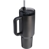 image:imageSTANLEY Quencher H20 Tumbler with Handle and Straw 40 oz  Flowstate 3Position Lid  Cup Holder Compatible for Travel  Insulated Stainless Steel Cup  BPAFree  Blue Dream StoneFluted Black