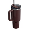 image:imageSTANLEY Quencher H20 Tumbler with Handle and Straw 40 oz  Flowstate 3Position Lid  Cup Holder Compatible for Travel  Insulated Stainless Steel Cup  BPAFree  Blue Dream StoneMahogany Gloss