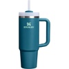 image:imageSTANLEY Quencher H20 Tumbler with Handle and Straw 40 oz  Flowstate 3Position Lid  Cup Holder Compatible for Travel  Insulated Stainless Steel Cup  BPAFree  Blue Dream StoneCoastal Teal