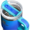 image:imageSTANLEY Quencher H20 Tumbler with Handle and Straw 40 oz  Flowstate 3Position Lid  Cup Holder Compatible for Travel  Insulated Stainless Steel Cup  BPAFree  Blue Dream StoneSea Glass Aura