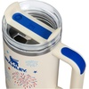 image:imageSTANLEY Quencher H20 Tumbler with Handle and Straw 40 oz  Flowstate 3Position Lid  Cup Holder Compatible for Travel  Insulated Stainless Steel Cup  BPAFree  Blue Dream StoneCream Royal Fireworks