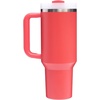 image:imageSTANLEY Quencher H20 Tumbler with Handle and Straw 40 oz  Flowstate 3Position Lid  Cup Holder Compatible for Travel  Insulated Stainless Steel Cup  BPAFree  Blue Dream StoneHot Coral