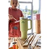 image:imageSTANLEY Quencher H20 Tumbler with Handle and Straw 40 oz  Flowstate 3Position Lid  Cup Holder Compatible for Travel  Insulated Stainless Steel Cup  BPAFree  Blue Dream StoneCitron