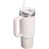 image:imageSTANLEY Quencher H20 Tumbler with Handle and Straw 40 oz  Flowstate 3Position Lid  Cup Holder Compatible for Travel  Insulated Stainless Steel Cup  BPAFree  Blue Dream StoneSahara Plume
