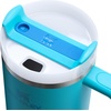 image:imageSTANLEY Quencher H20 Tumbler with Handle and Straw 40 oz  Flowstate 3Position Lid  Cup Holder Compatible for Travel  Insulated Stainless Steel Cup  BPAFree  Blue Dream StoneSplash