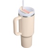 image:imageSTANLEY Quencher H20 Tumbler with Handle and Straw 40 oz  Flowstate 3Position Lid  Cup Holder Compatible for Travel  Insulated Stainless Steel Cup  BPAFree  Blue Dream StoneChampagne