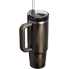 image:imageSTANLEY Quencher H20 Tumbler with Handle and Straw 40 oz  Flowstate 3Position Lid  Cup Holder Compatible for Travel  Insulated Stainless Steel Cup  BPAFree  Blue Dream StoneFluted Gunmetal Shine