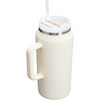 image:imageSTANLEY Quencher H20 Tumbler with Handle and Straw 40 oz  Flowstate 3Position Lid  Cup Holder Compatible for Travel  Insulated Stainless Steel Cup  BPAFree  Blue Dream StoneCream 20