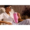 image:imageSTANLEY Quencher H20 Tumbler with Handle and Straw 40 oz  Flowstate 3Position Lid  Cup Holder Compatible for Travel  Insulated Stainless Steel Cup  BPAFree  Blue Dream StoneDew Drop