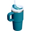 image:imageSTANLEY Quencher H20 Tumbler with Handle and Straw 40 oz  Flowstate 3Position Lid  Cup Holder Compatible for Travel  Insulated Stainless Steel Cup  BPAFree  Blue Dream StoneCoastal Teal