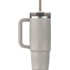 image:imageSTANLEY Quencher H20 Tumbler with Handle and Straw 40 oz  Flowstate 3Position Lid  Cup Holder Compatible for Travel  Insulated Stainless Steel Cup  BPAFree  Blue Dream StoneFluted Ash Gloss