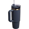 image:imageSTANLEY Quencher H20 Tumbler with Handle and Straw 40 oz  Flowstate 3Position Lid  Cup Holder Compatible for Travel  Insulated Stainless Steel Cup  BPAFree  Blue Dream StoneFluted Twilight