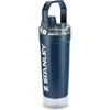 image:imageSTANLEY Vitalize Shaker Bottle 20 oz  Leakproof Insulated Stainless Steel Shaker Cup  Base Storage and Twist On Fast Flow Lid  Protein Shakes and Pre Workout Powder  BPAFree  Dark Navy