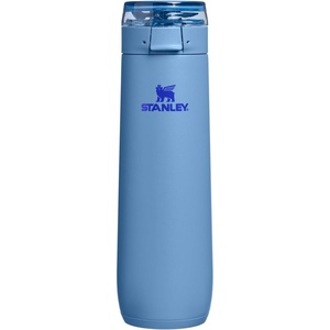 image:imageSTANLEY Flowstate Spring Bottle  Leakproof Water Bottle with Carry Strap amp FlipTop Locking Lid  Insulated Stainless Steel  Fits Most Cup Holders  BPAFree  20 oz  ChampagneBlue Sky