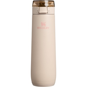 image:imageSTANLEY Flowstate Spring Bottle  Leakproof Water Bottle with Carry Strap amp FlipTop Locking Lid  Insulated Stainless Steel  Fits Most Cup Holders  BPAFree  20 oz  ChampagneChampagne