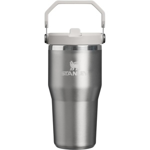 image:imageSTANLEY IceFlow 20 Flip Straw Tumbler with Handle 20 oz  Twist On Lid and Flip Up Straw  Leak Resistant Water Bottle  Insulated Stainless Steel  BPAFree  Stainless Steel AshStainless Steel Ash