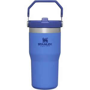 image:imageSTANLEY IceFlow 20 Flip Straw Tumbler with Handle 20 oz  Twist On Lid and Flip Up Straw  Leak Resistant Water Bottle  Insulated Stainless Steel  BPAFree  Stainless Steel AshIris