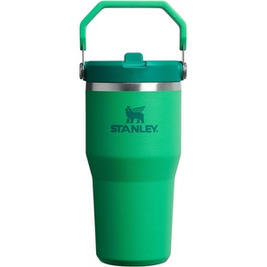 image:imageSTANLEY IceFlow 20 Flip Straw Tumbler with Handle 20 oz  Twist On Lid and Flip Up Straw  Leak Resistant Water Bottle  Insulated Stainless Steel  BPAFree  Stainless Steel AshMeadow