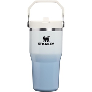 image:imageSTANLEY IceFlow 20 Flip Straw Tumbler with Handle 20 oz  Twist On Lid and Flip Up Straw  Leak Resistant Water Bottle  Insulated Stainless Steel  BPAFree  Stainless Steel AshBlue Dream Gradient